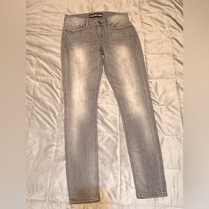 Express Mid Rise Gray Jean Legging